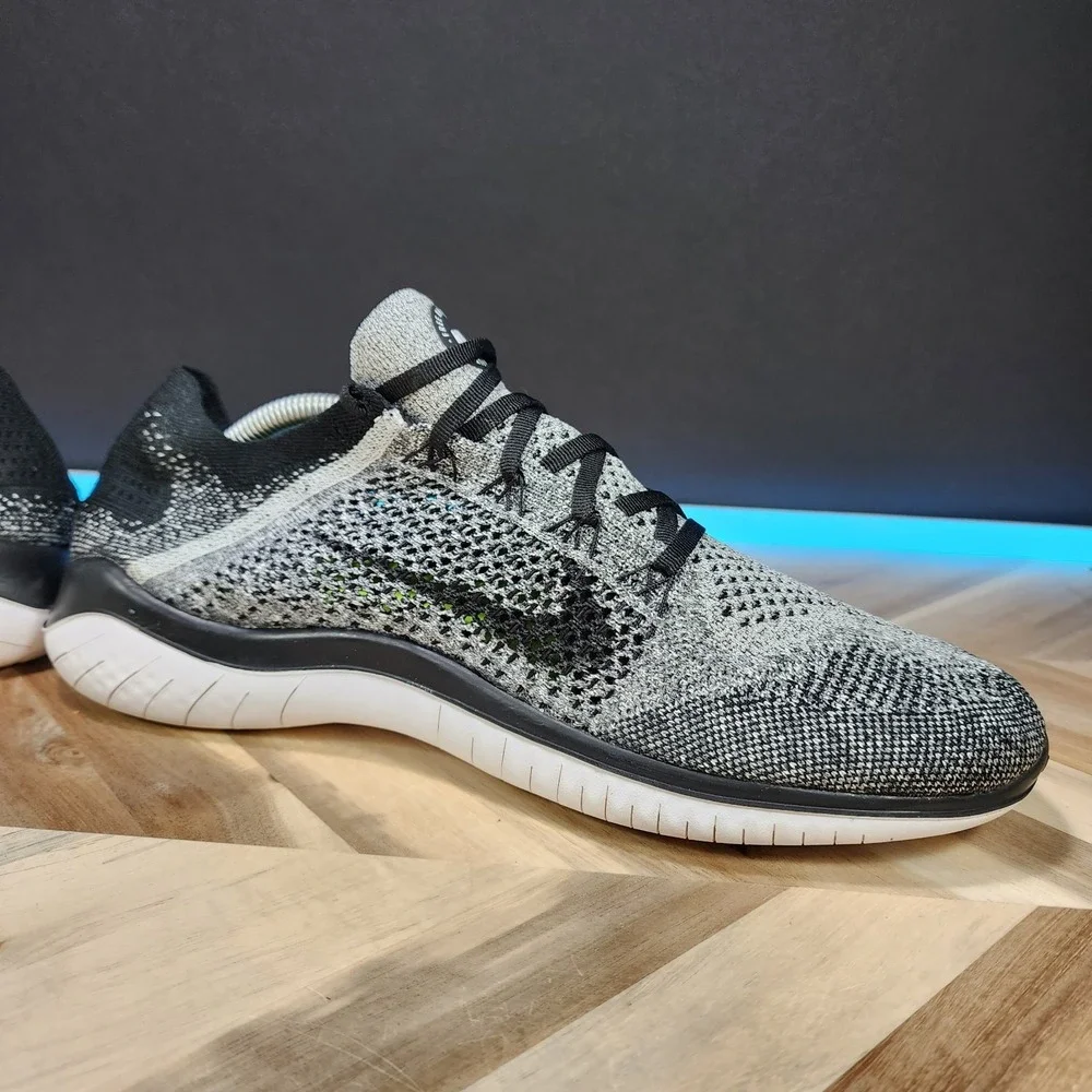 Nike Free RN Flyknit 2017 Oreo 880843-003 Running Shoes Men's Size 11 Athletic - Picture 6 of 13